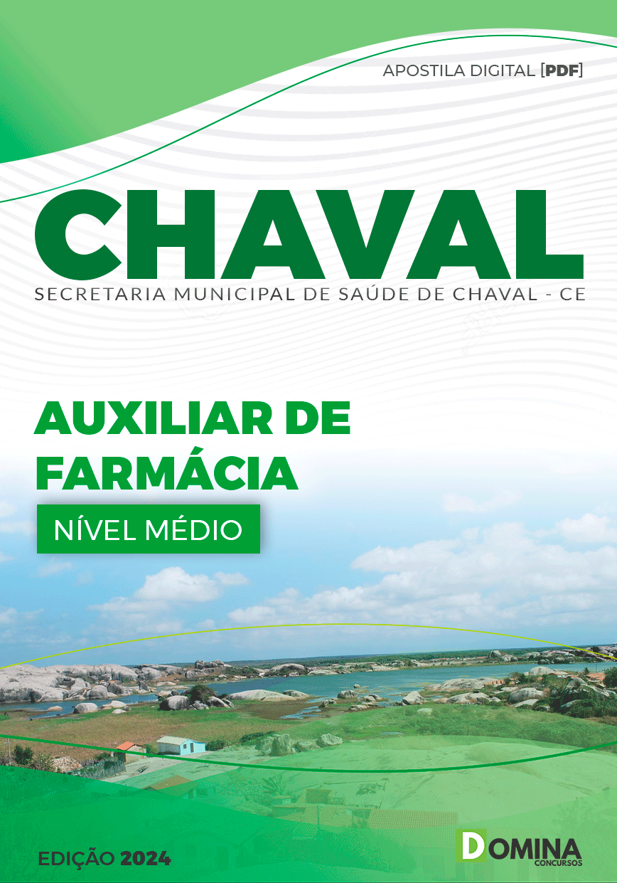 Apostila Concurso Pref Chaval CE 2024 Auxiliar Farmácia