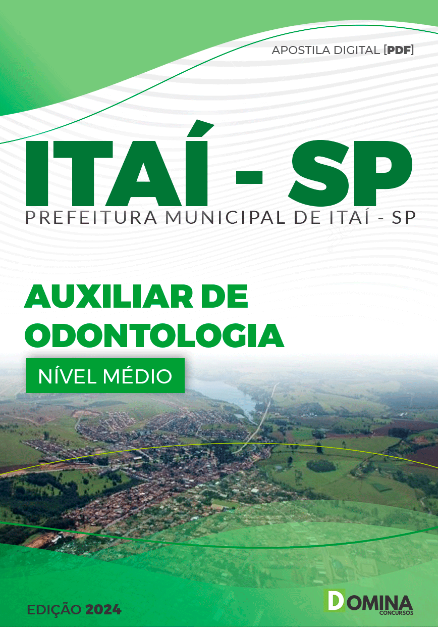 Apostila Pref Itaí SP 2024 Auxiliar de Odontologia