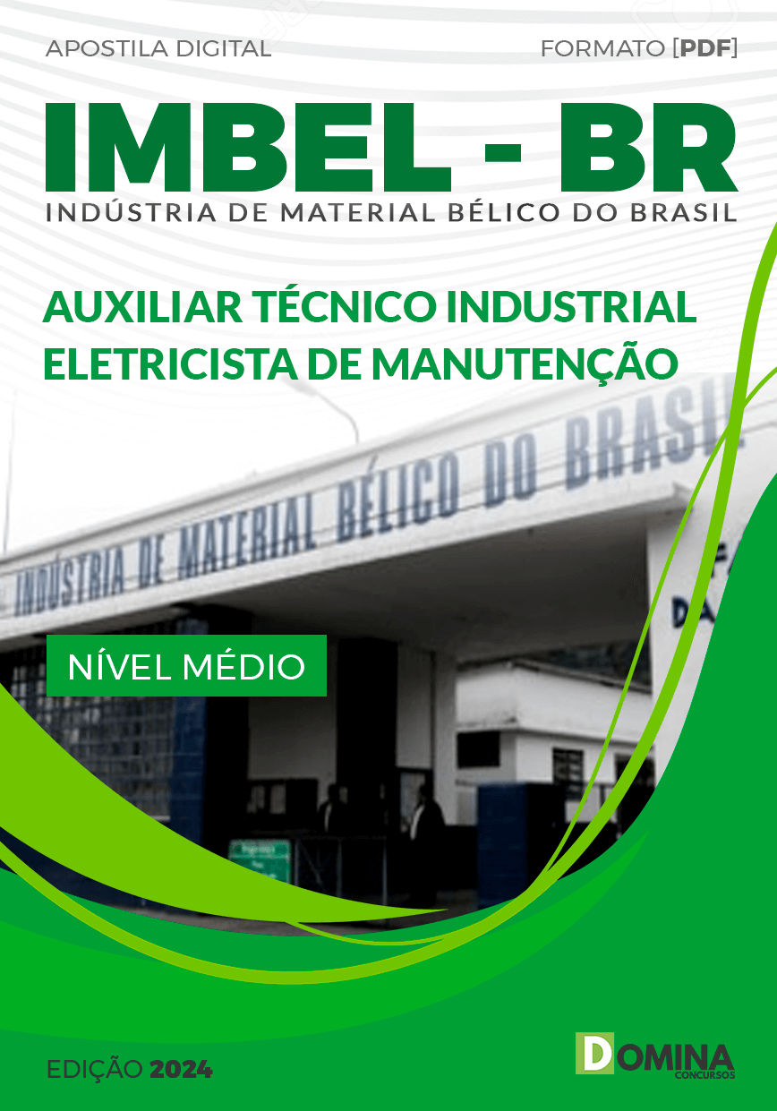 Apostila IMBEL 2024 Auxiliar Técnico Industrial Eletricista