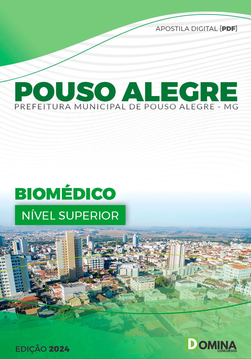 Apostila Pref Pouso Alegre MG 2024 Biomédico