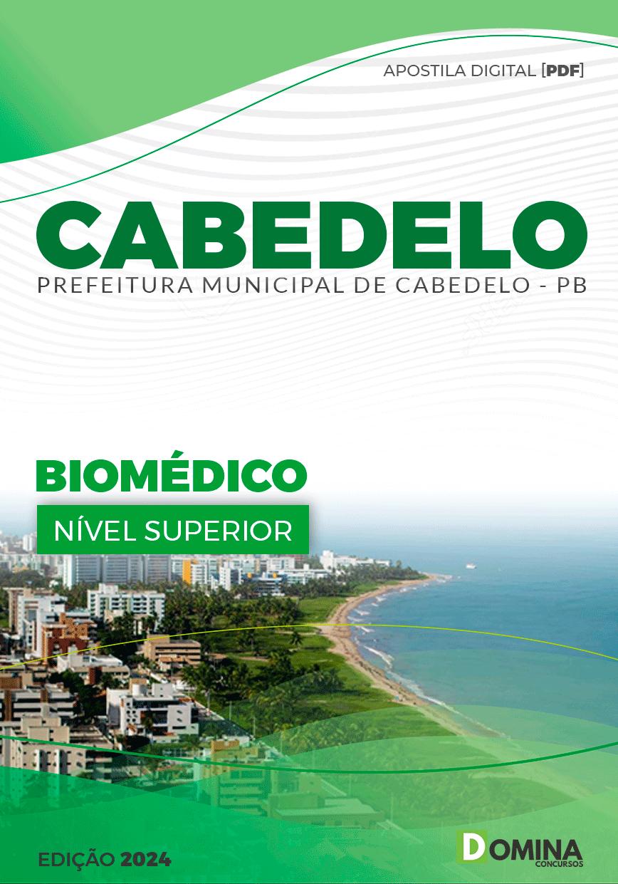 Apostila Pref Cabedelo PB 2024 Biomédico