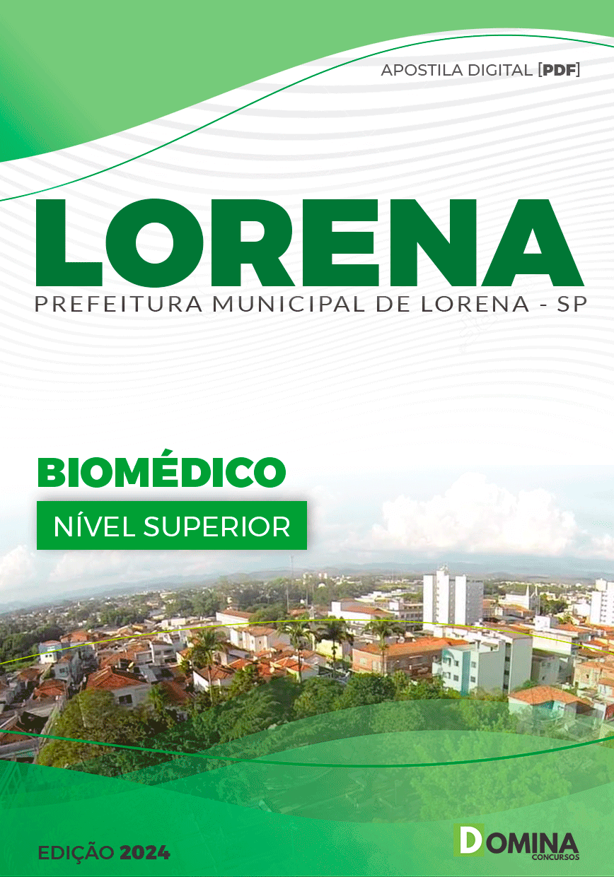 Apostila Pref Lorena SP 2024 Biomédico