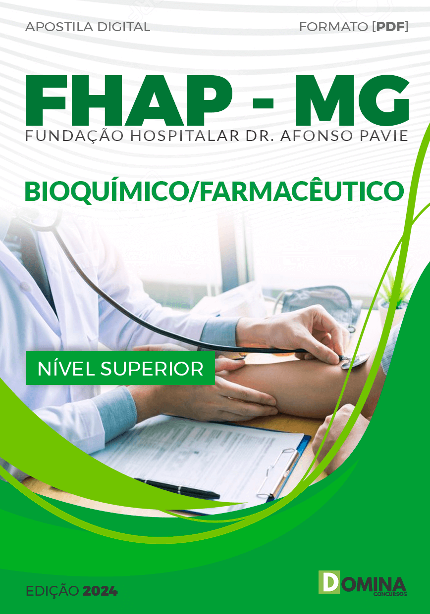Apostila Concurso FHAP MG 2024 Bioquímico Farmacêutico