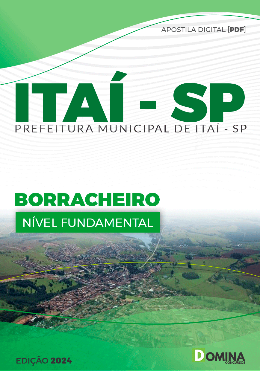 Apostila Pref Itaí SP 2024 Borracheiro
