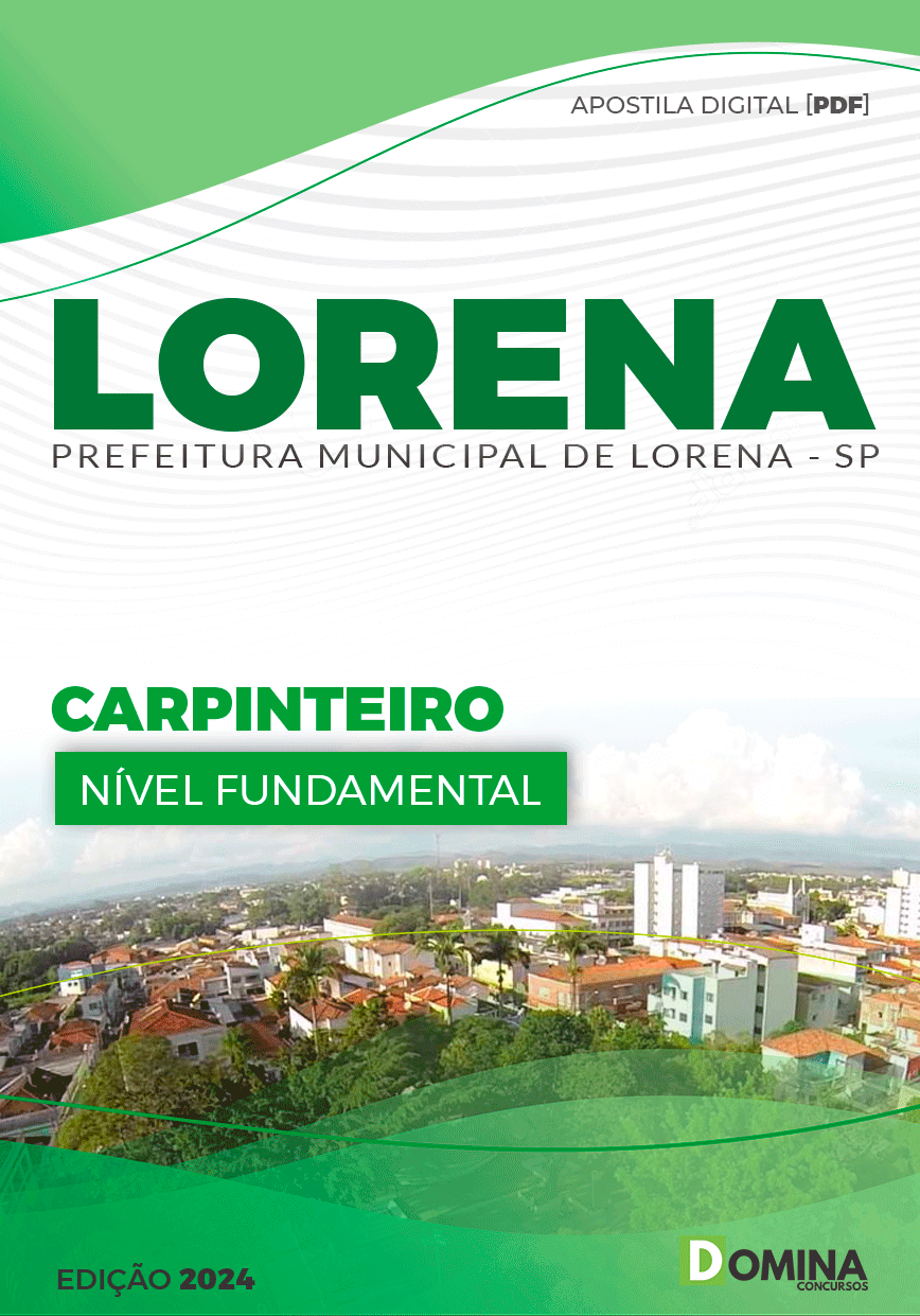 Apostila Pref Lorena SP 2024 Carpinteiro