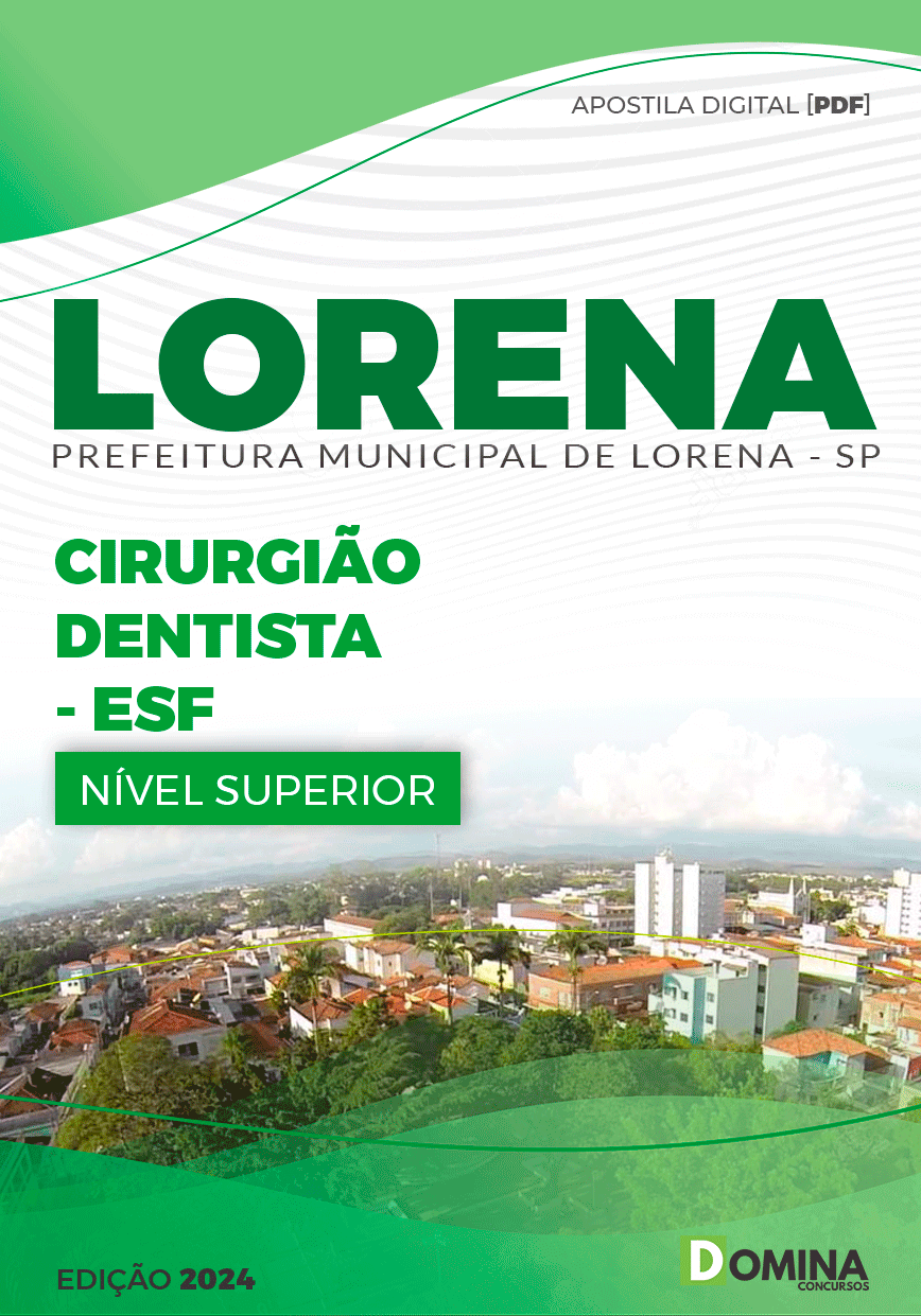 Apostila Pref Lorena SP 2024 Cirurgião Dentista ESF