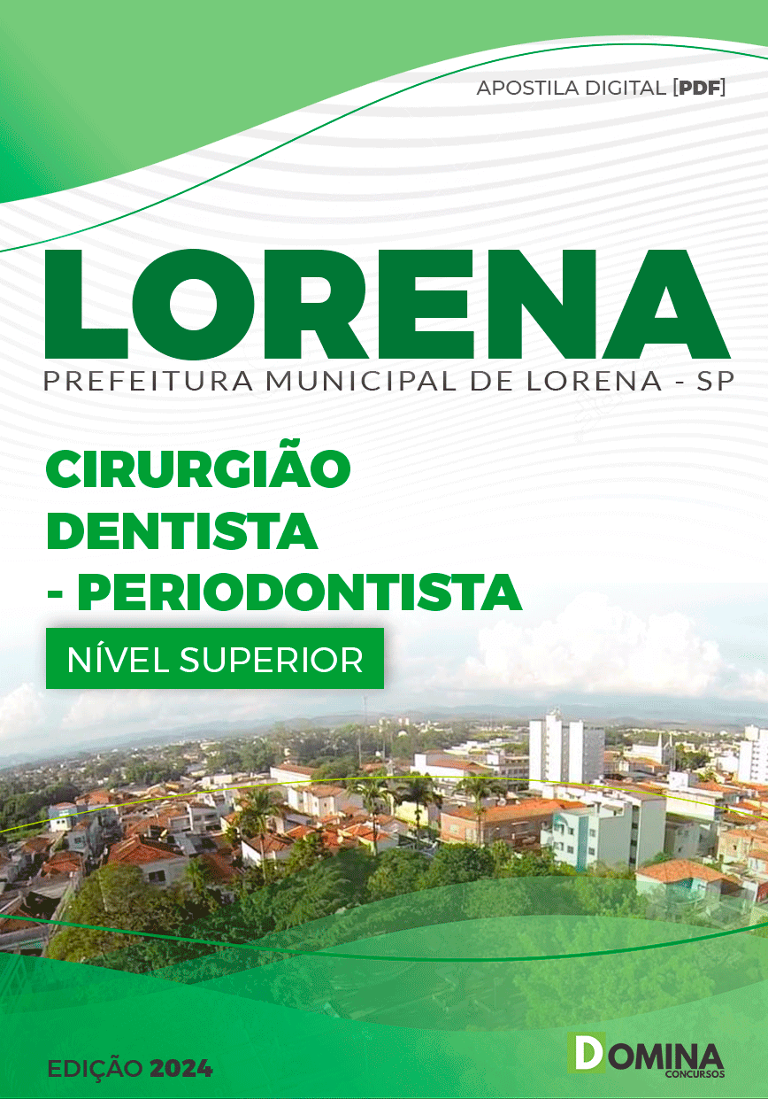 Apostila Pref Lorena SP 2024 Cirurgião Dentista Periodontista