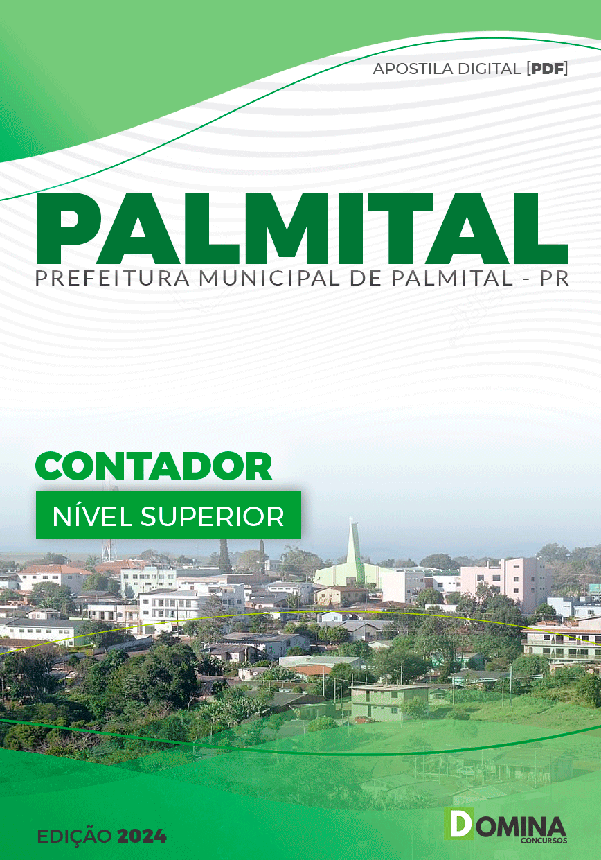 Apostila Pref Palmital PR 2024 Contador