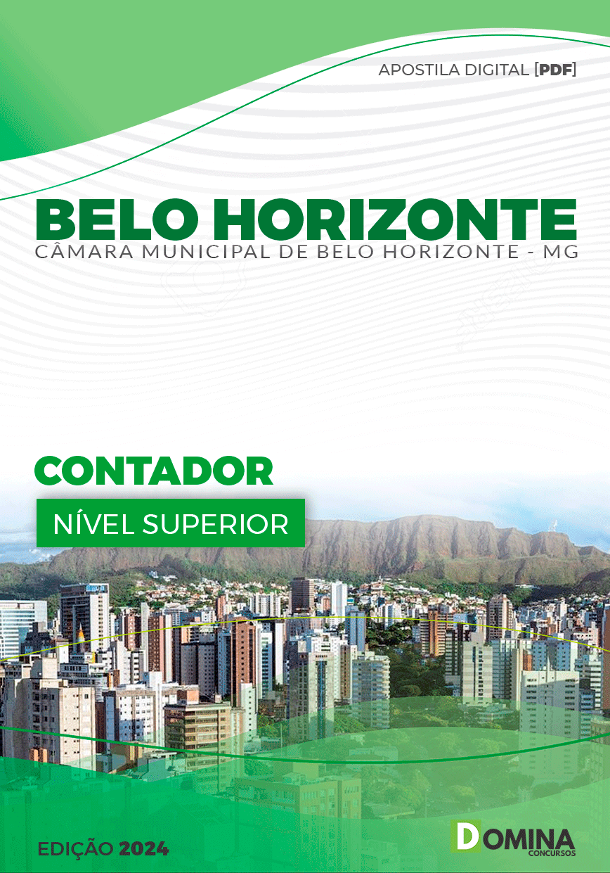 Apostila Pref Belo Horizonte MG 2024 Contador