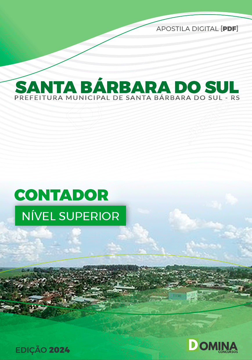 Pref Santa Bárbara do Sul RS 2024 Contador