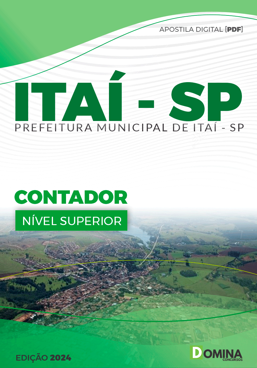 Apostila Pref Itaí SP 2024 Contador