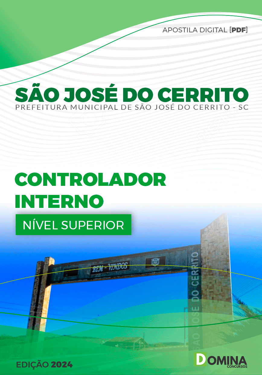 Pref São José do Cerrito SC 2024 Controlador Interno