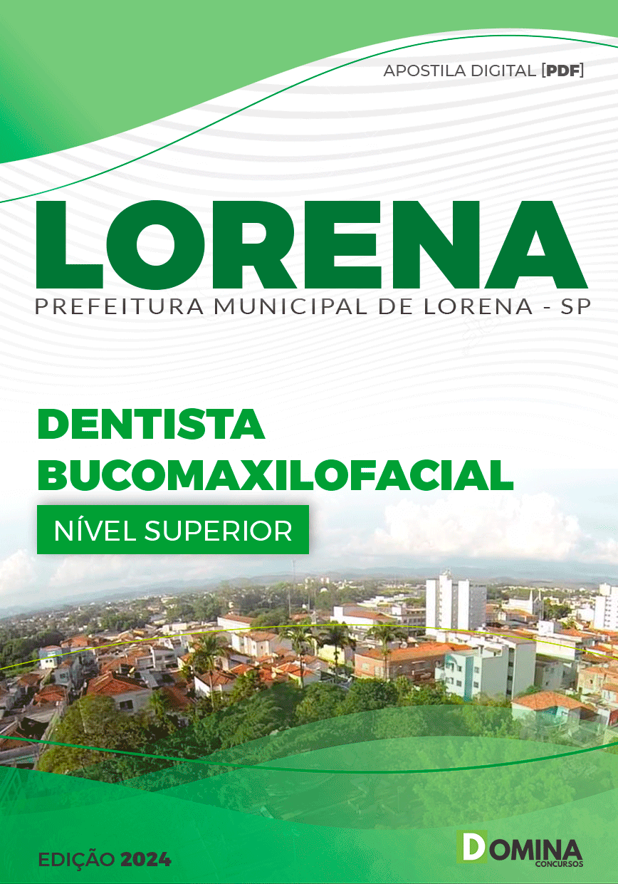Apostila Pref Lorena SP 2024 Dentista Bucomaxilofacial