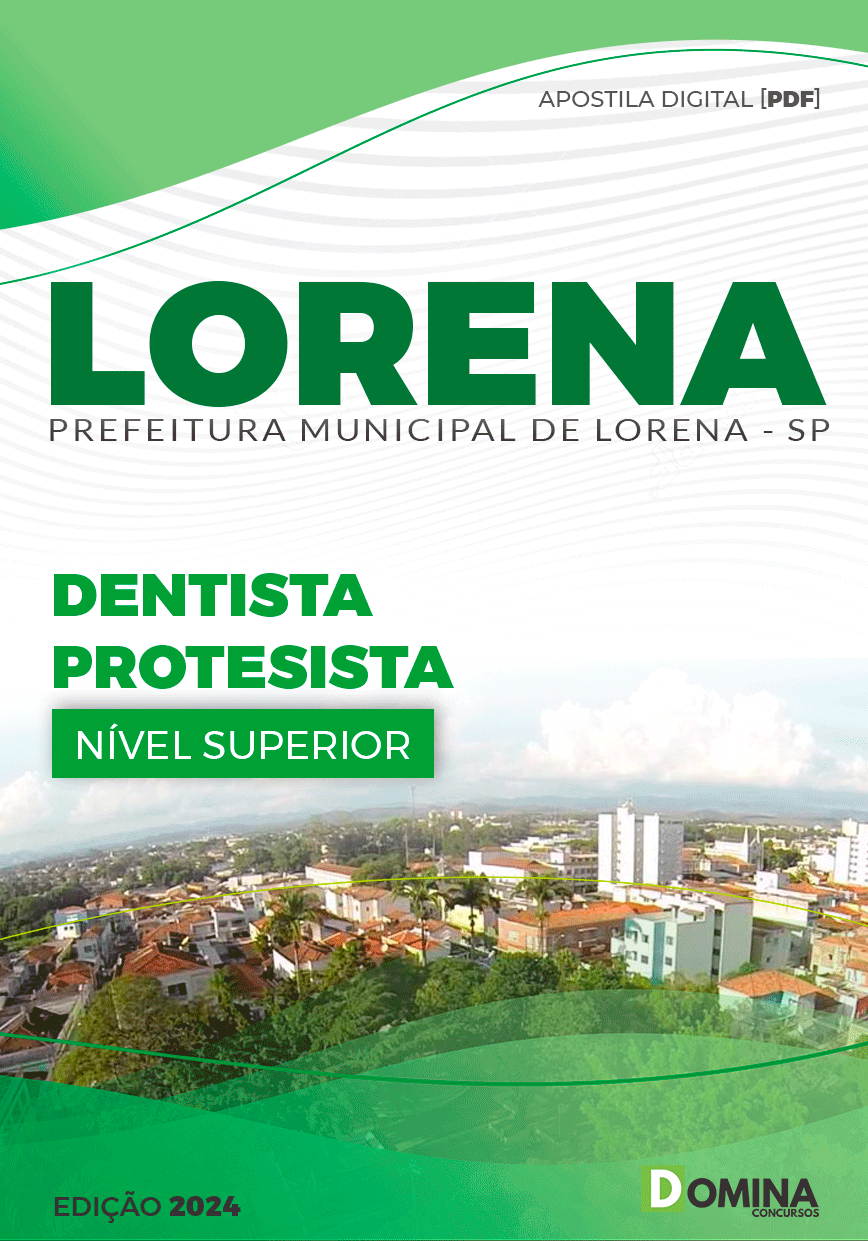 Apostila Pref Lorena SP 2024 Dentista Protesista