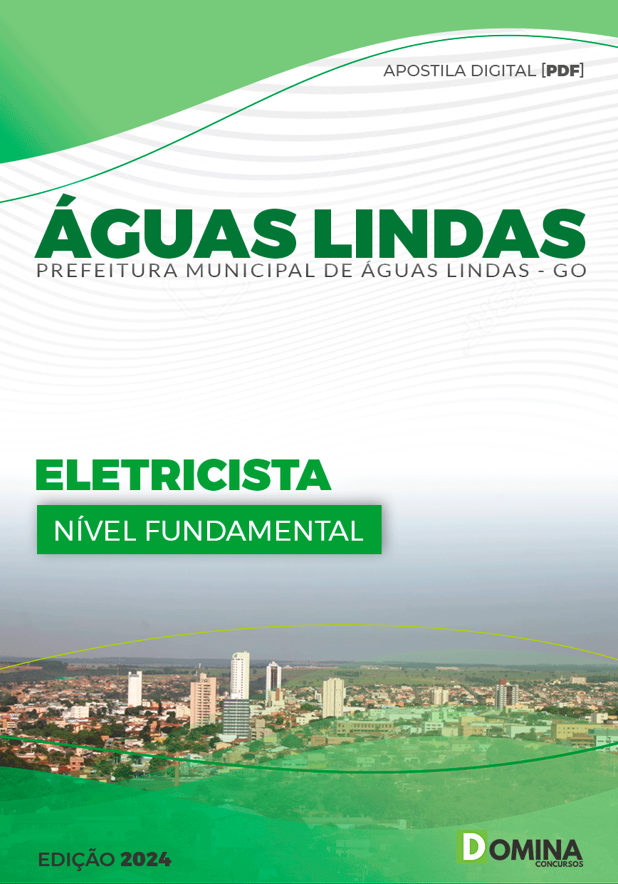 Apostila Pref Águas Lindas GO 2024 Eletricista