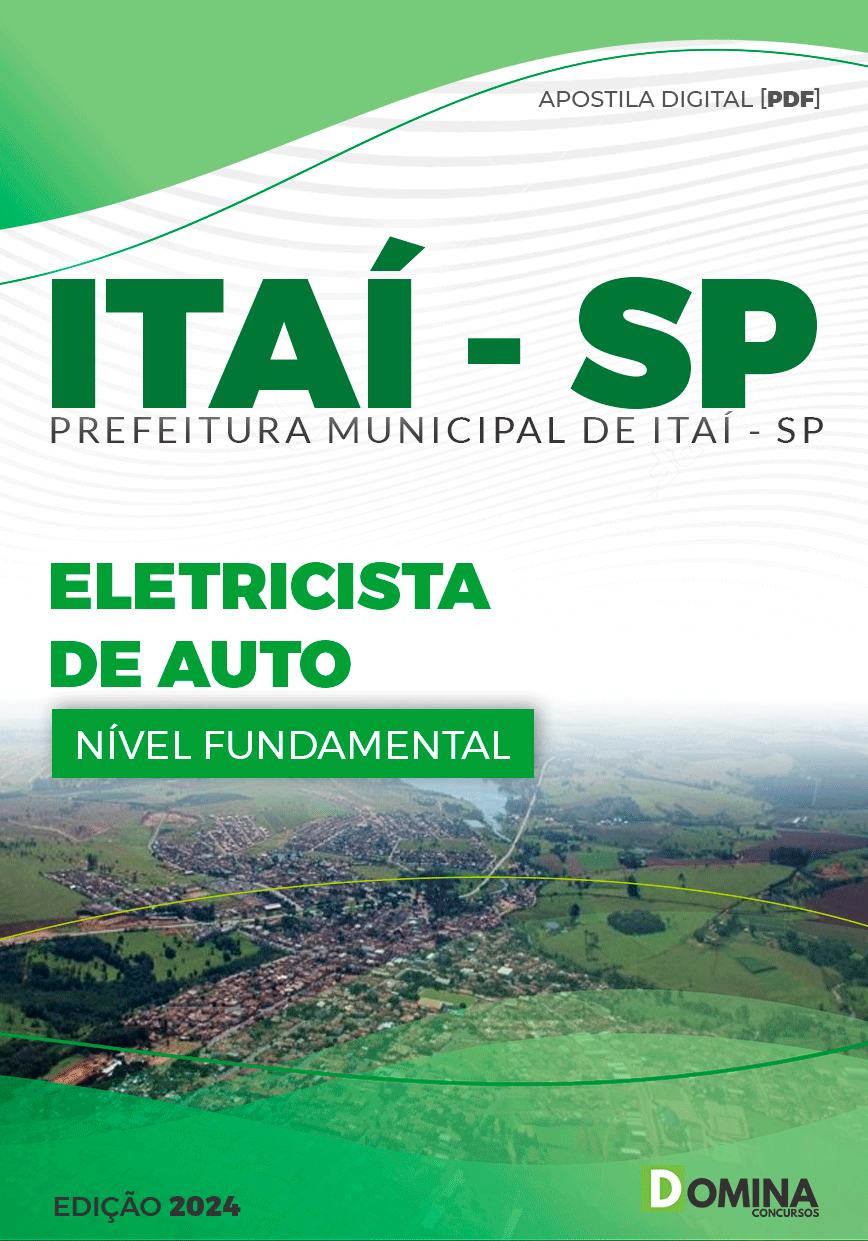 Apostila Pref Itaí SP 2024 Eletricista de AUTO