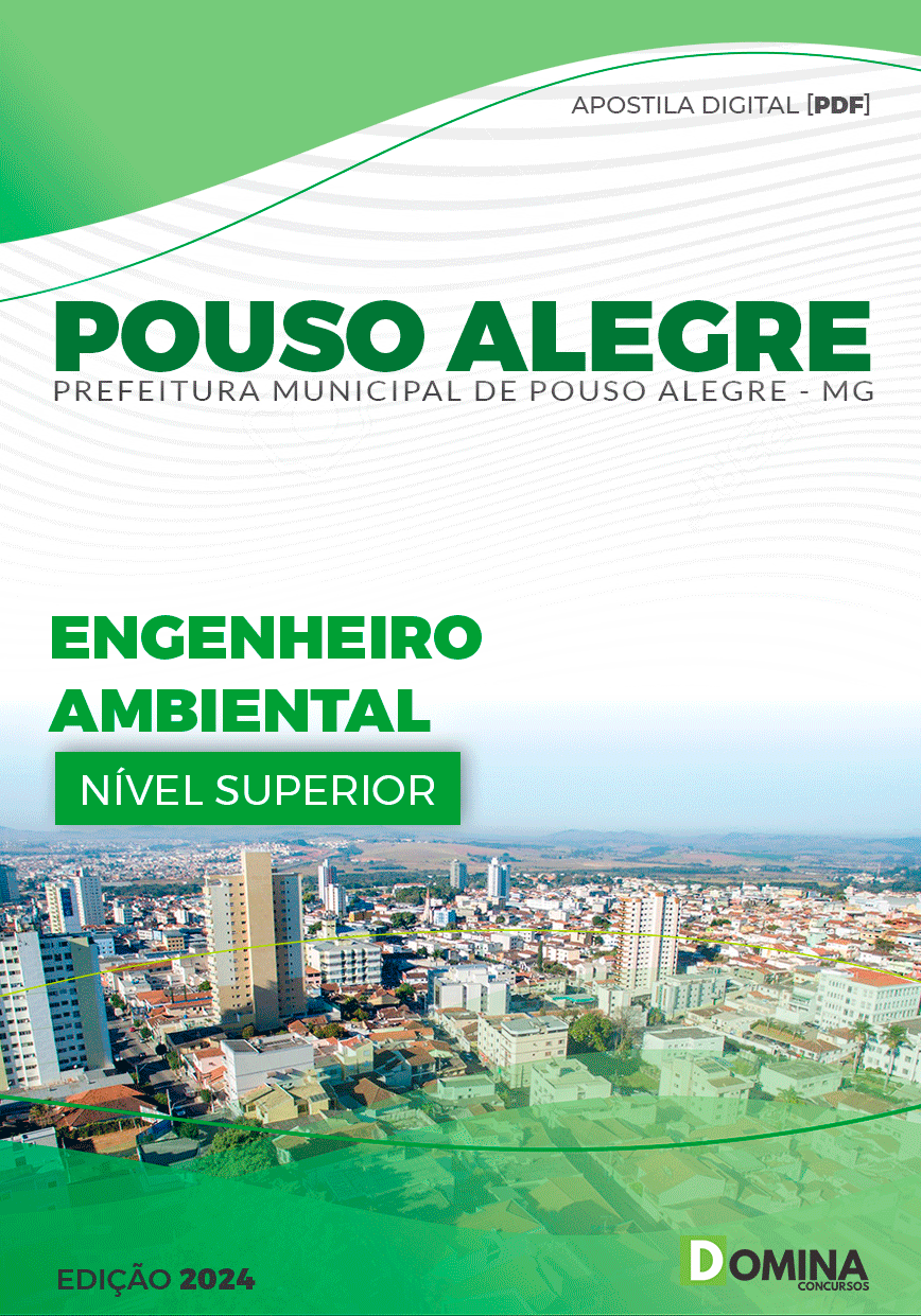 Apostila Pref Pouso Alegre MG 2024 Engenheiro Ambiental