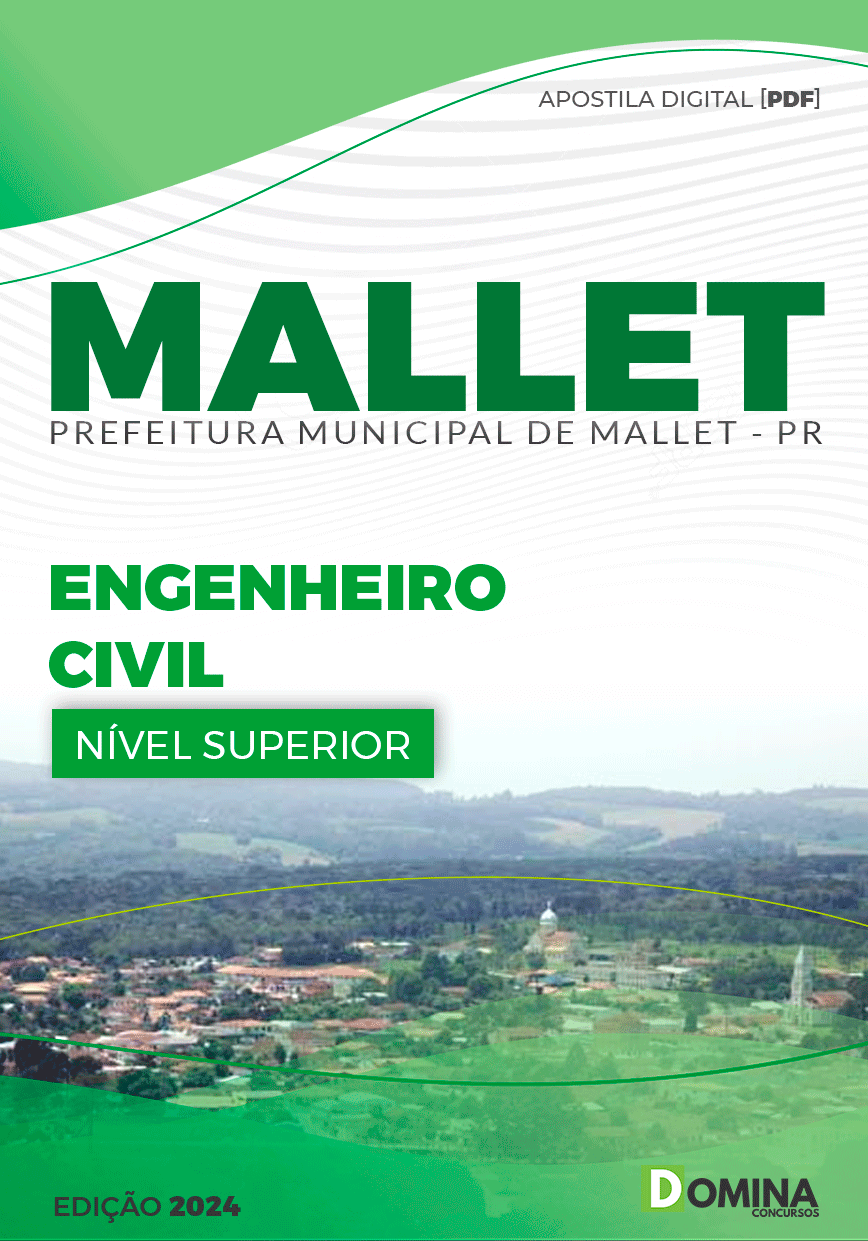 Apostila Pref Mallet PR 2024 Engenheiro Civil