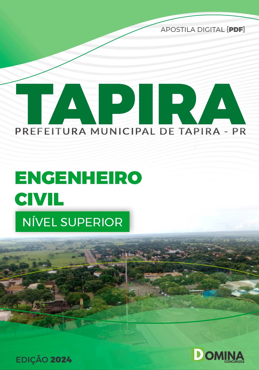 Apostila Concurso Pref Tapira PR 2024 Engenheiro Civil