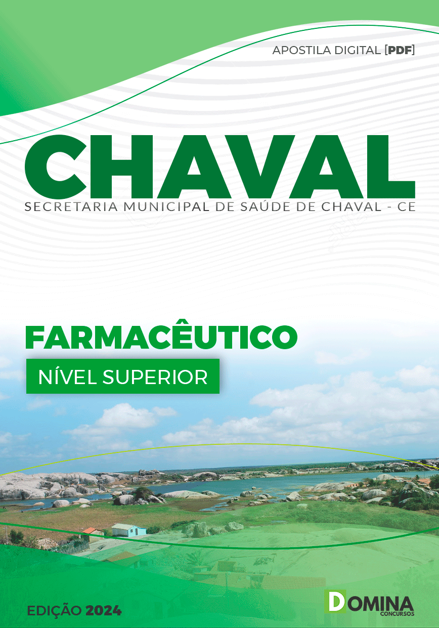 Apostila Concurso Pref Chaval CE 2024 Farmacêutico