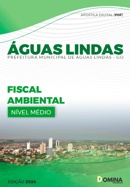 Apostila Pref Águas Lindas GO 2024 Fiscal Ambiental