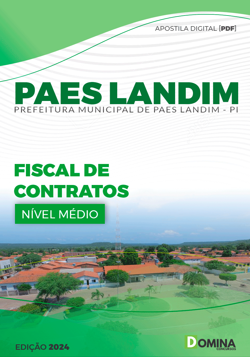 Apostila Pref Paes Landim PI 2024 Fiscal Contratos