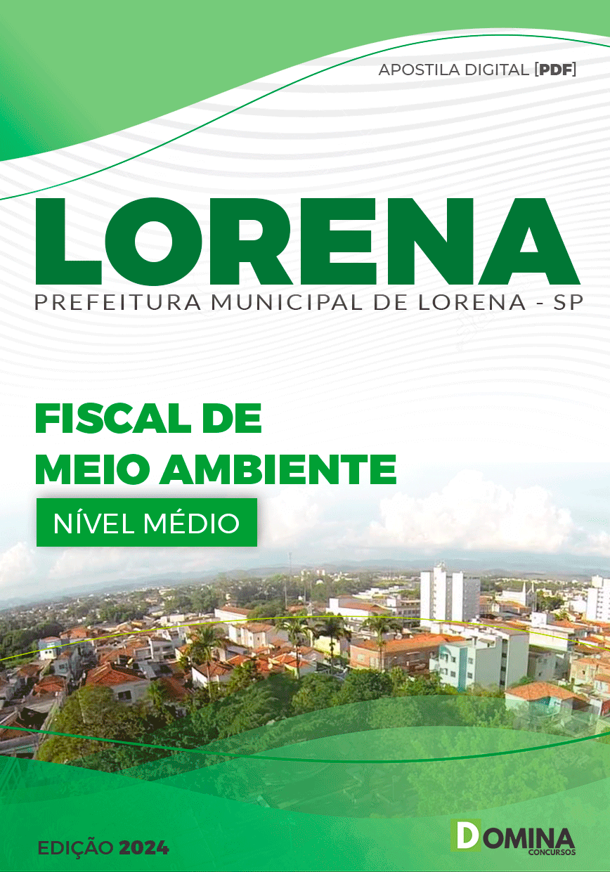 Apostila Pref Lorena SP 2024 Fiscal de Meio Ambiente