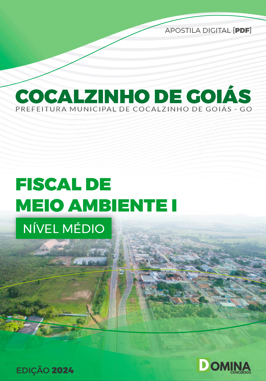 Apostila Pref Cocalzinho de Goiás GO 2024 Fiscal Meio Ambiente
