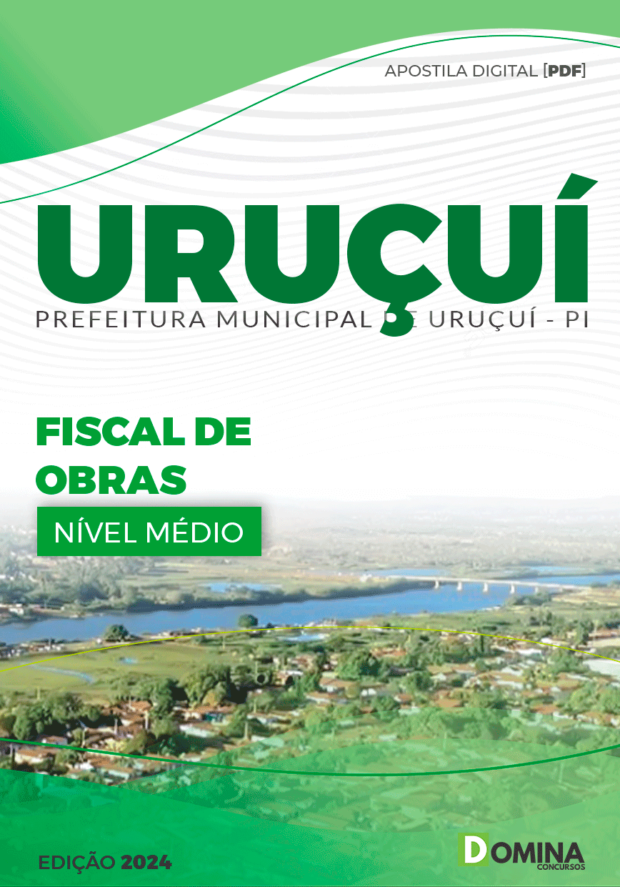 Apostila Pref Uruçuí PI 2024 Fiscal de Obras