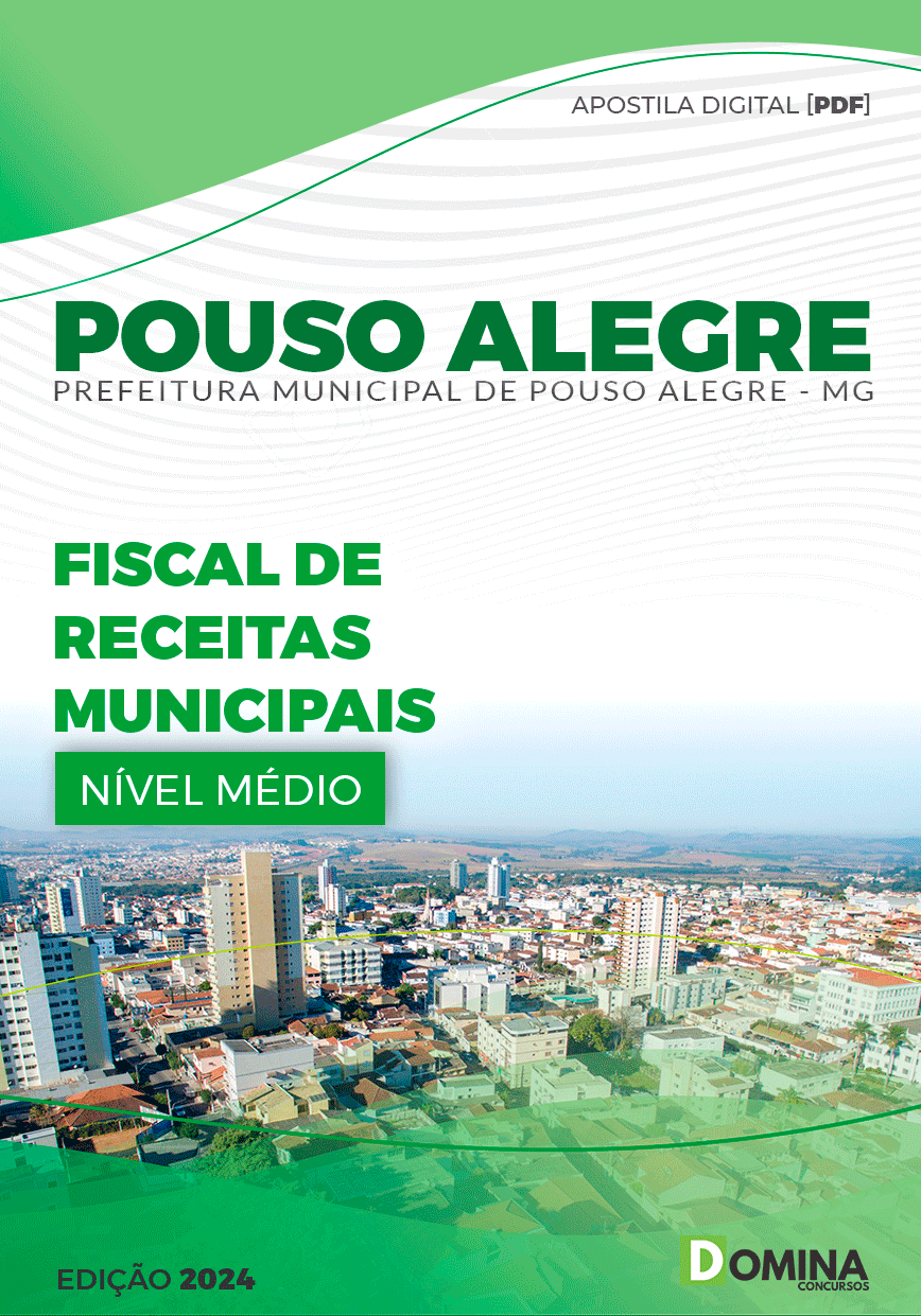 Apostila Pref Pouso Alegre MG 2024 Fiscal de Receitas Municipais