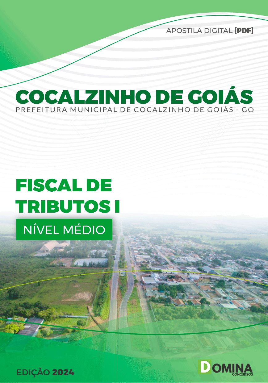 Apostila Pref Cocalzinho de Goiás GO 2024 Fiscal Tributos I