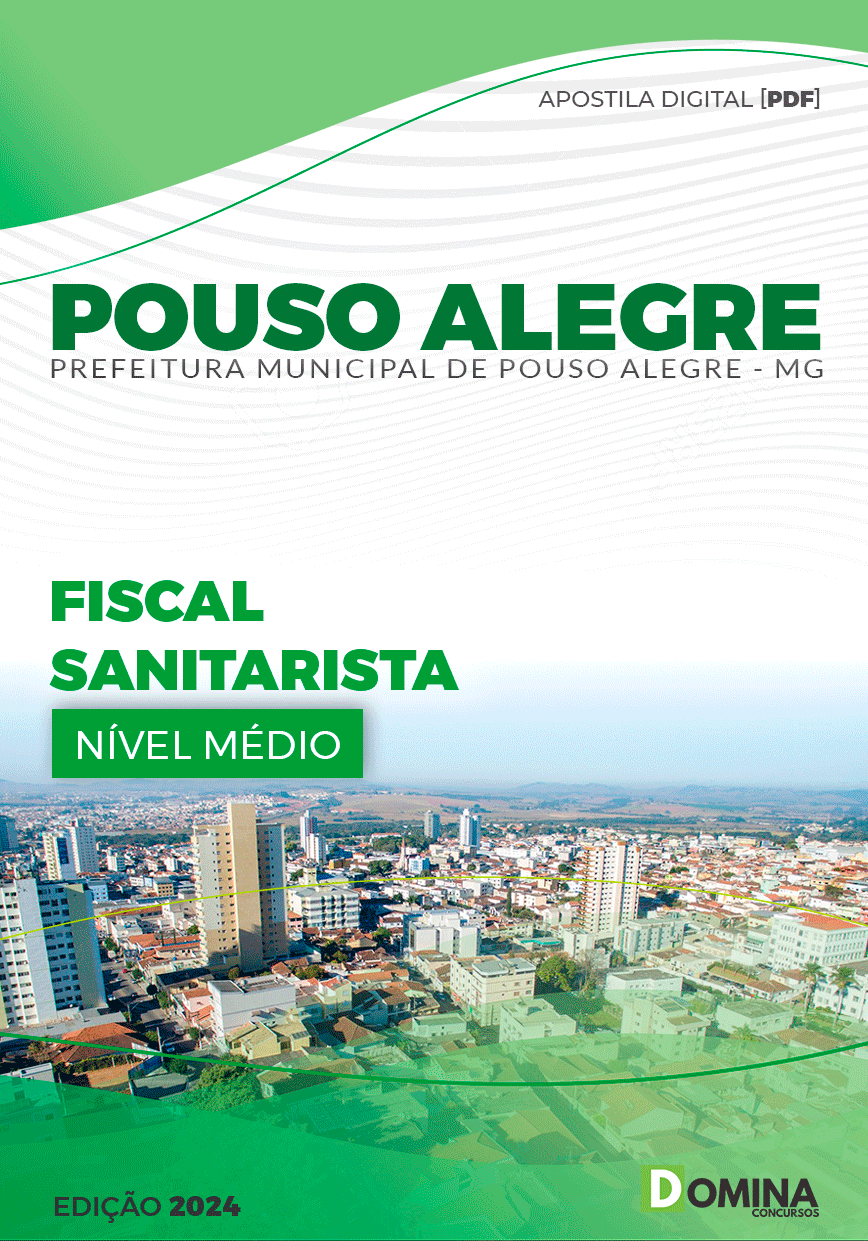 Apostila Pref Pouso Alegre MG 2024 Fiscal Sanitarista
