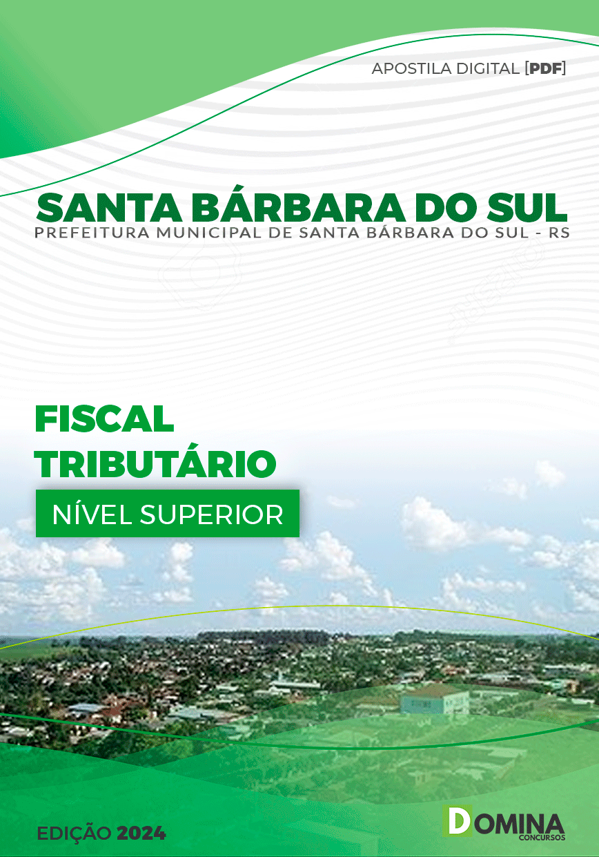 Pref Santa Bárbara do Sul RS 2024 Fiscal Tributário