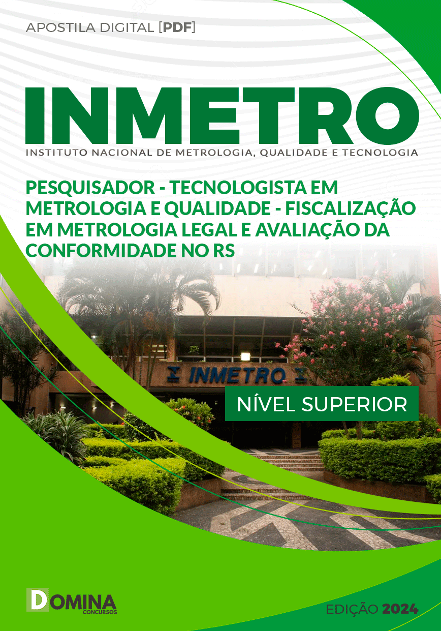 Apostila INMETRO 2024 Tecnologia Metrologia Avaliação Conformidade