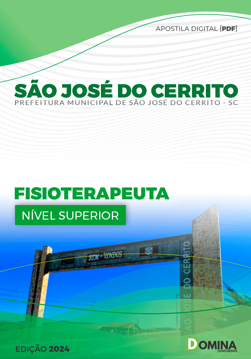 Pref São José do Cerrito SC 2024 Fisioterapeuta