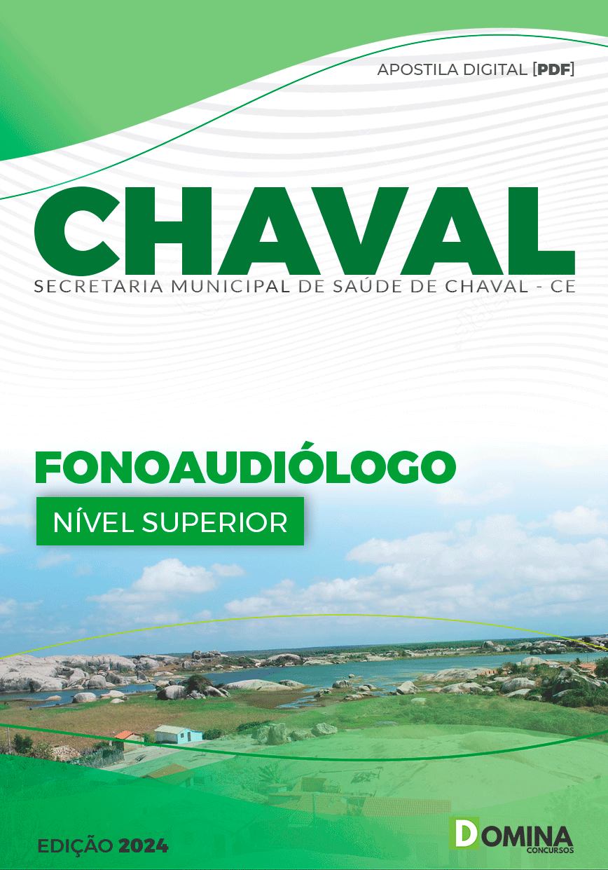 Apostila Concurso Pref Chaval CE 2024 Fonoaudiólogo