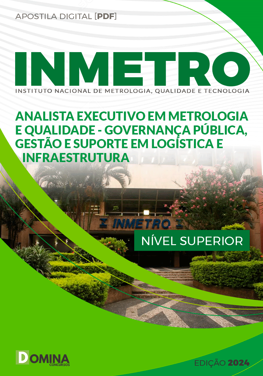 Apostila INMETRO 2024 Analista Executivo Gestão Suporte Infraestrutura