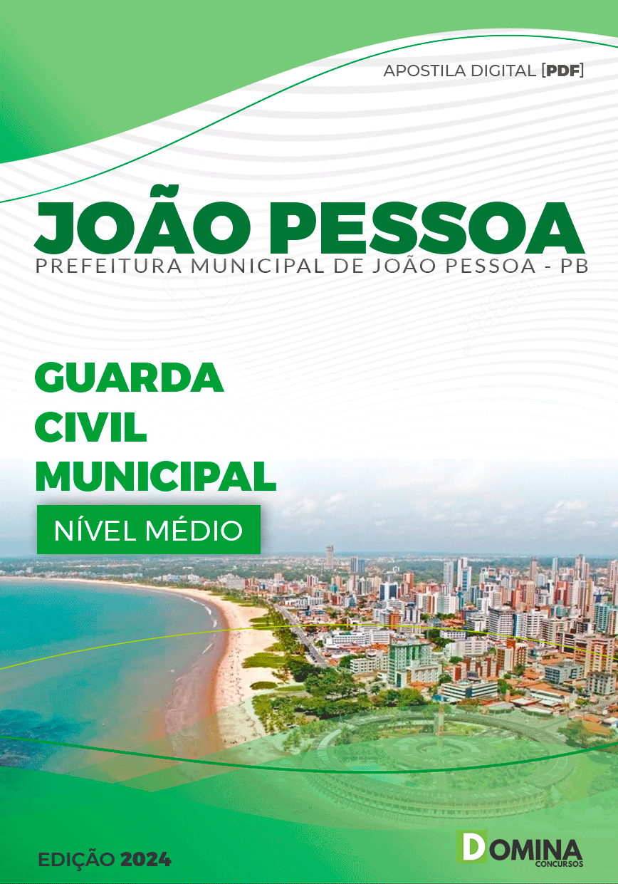 Apostila Pref João Pessoa PB 2024 Guarda Civil Municipal