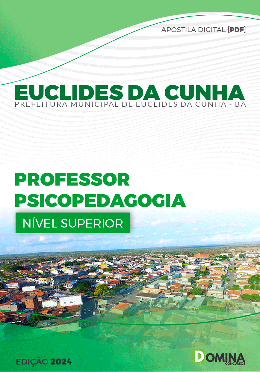 Pref Euclides da Cunha BA 2024 Professor Psicopedagogia