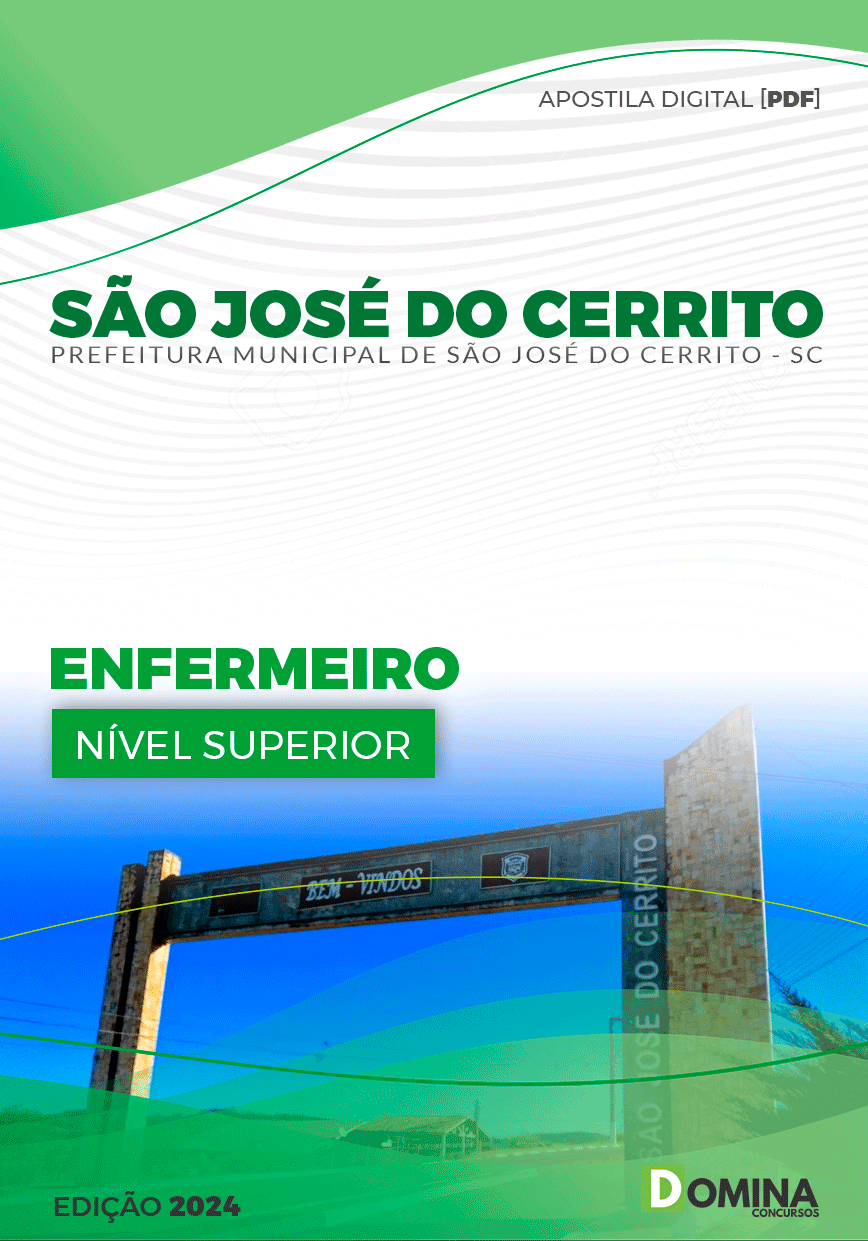 Pref São José do Cerrito SC 2024 Enfermeiro