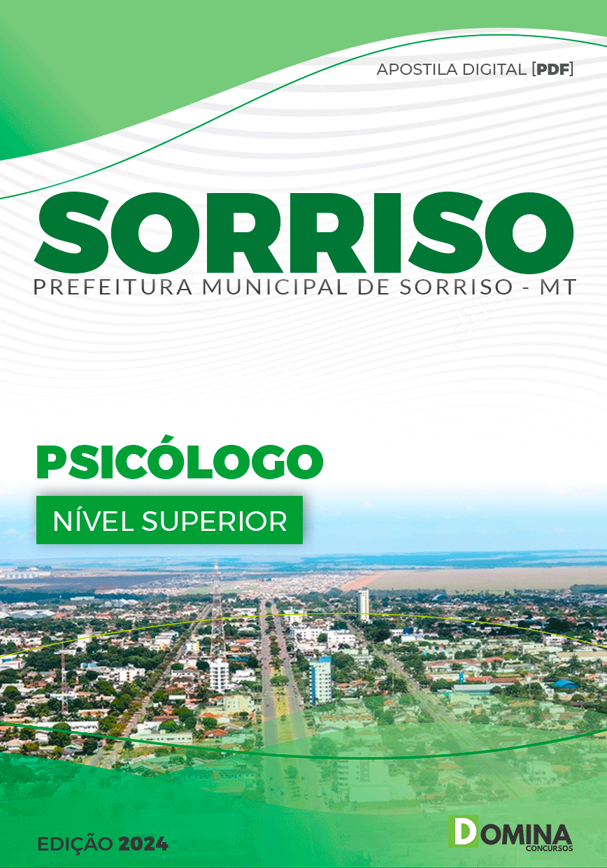 Apostila Seletivo Pref Sorriso MT 2024 Psicólogo