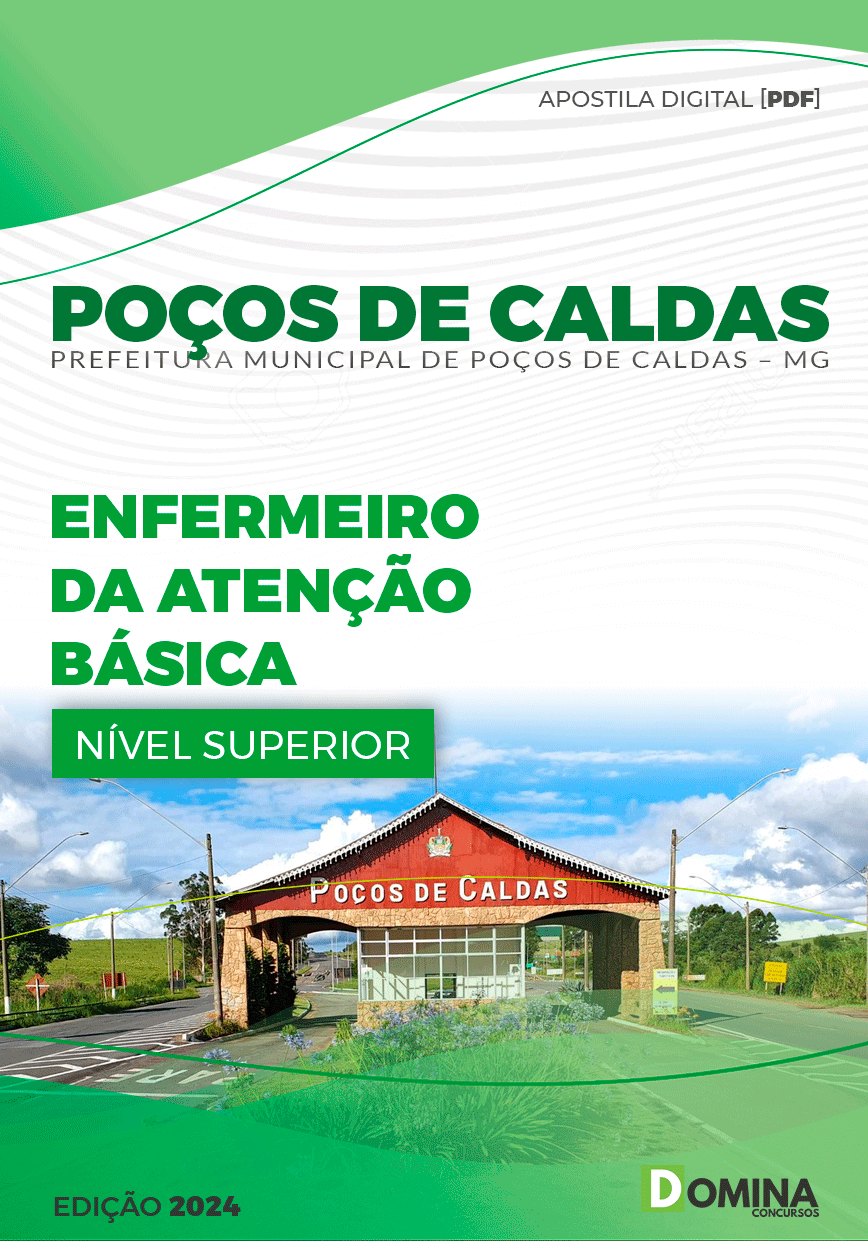 Apostila Pref Poços de Caldas MG 2024 Enfermeiro Atenção Básica