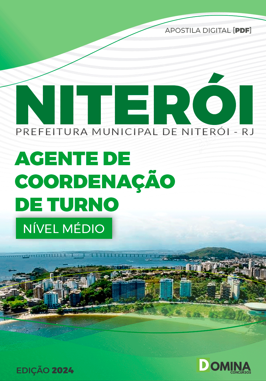 Concurso Pref Niterói RJ 2024 Agente Coordenação Turno