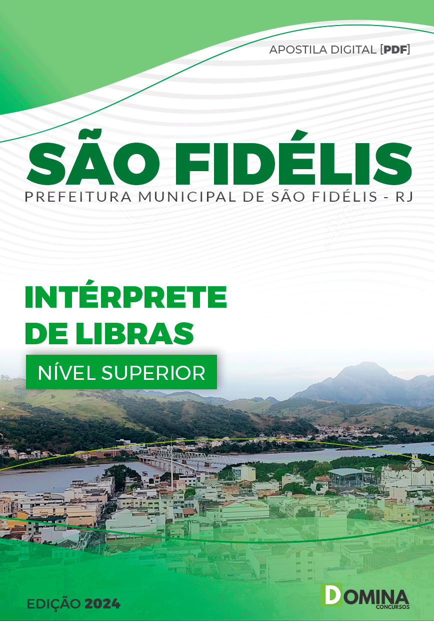 Apostila Pref São Fidélis RJ 2024 Intérprete Libras