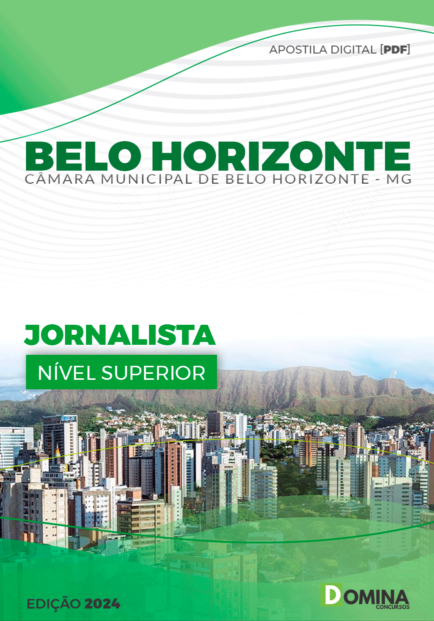Apostila Pref Belo Horizonte MG 2024 Jornalista