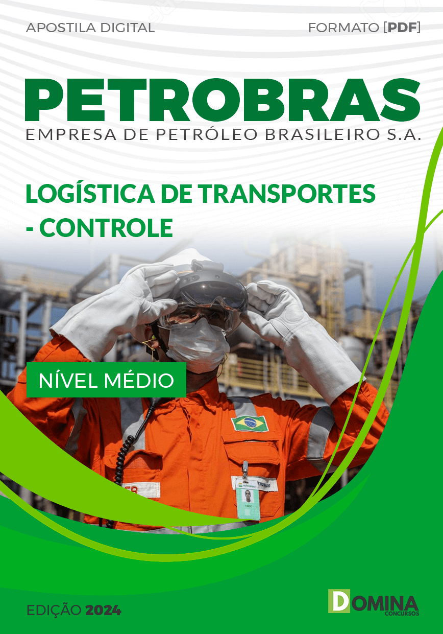 Capa Apostila Petrobras 2024 Logística de Transportes Controle