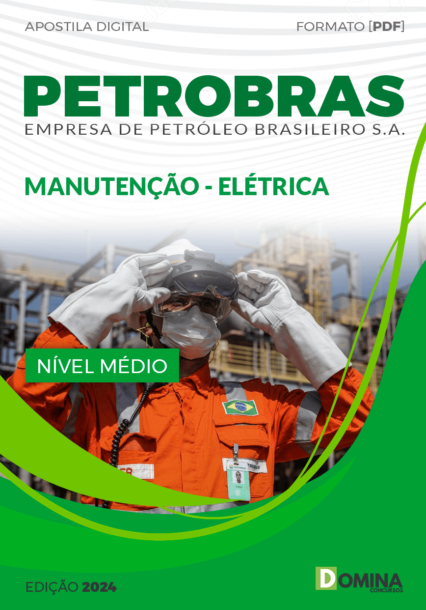 Capa Apostila Concurso Petrobras 2024 Manutenção Elétrica