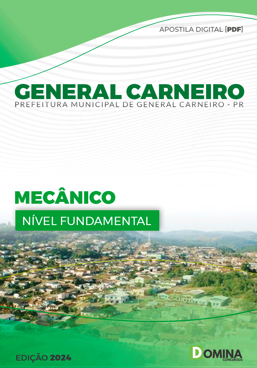 Apostila Pref General Carneiro PR 2024 Mecânico