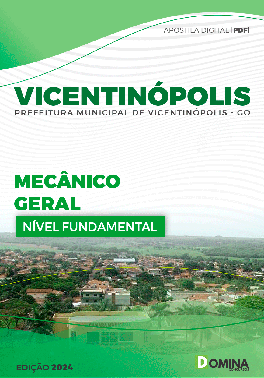 Apostila Pref Vicentinópolis GO 2024 Mecânico Geral