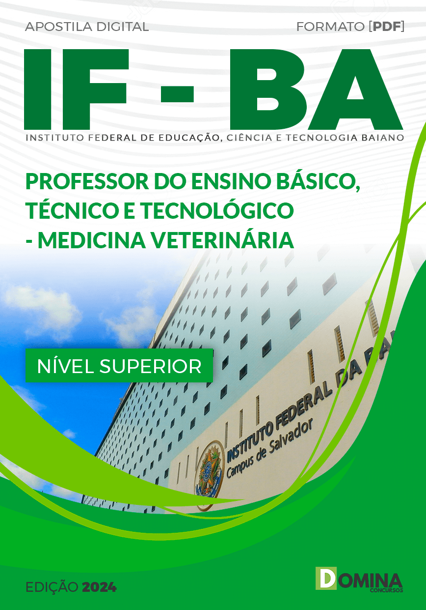 Apostila IF Baiano BA 2024 Professor de Medicina Veterinária